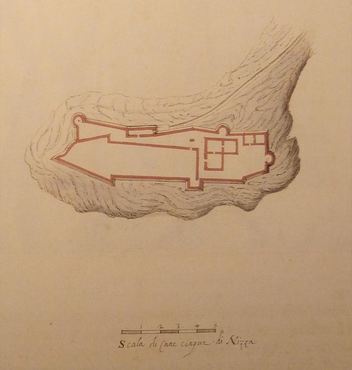 Cigala, Carlo Morello, 1656, Biblioteca Reale, Torino.
Morello : Il Castello di Cigala se bené non è molto grandé è pero situato sopra uno scoglion inaccessible’ E per esser questo luogo di frontiera verso la Provenza iostimo bené i tenerlo per tutto quello ché potessé occorrere, potendo benissimo giovanare ogni volta ché si volessé tentare di entrare in quelle parti. Questo luogo e bastante a governarsi ogni volta che vi fusse un huomo di commando e visa à bisogno in qualche dubbio solamente qualche munutione da guerra.