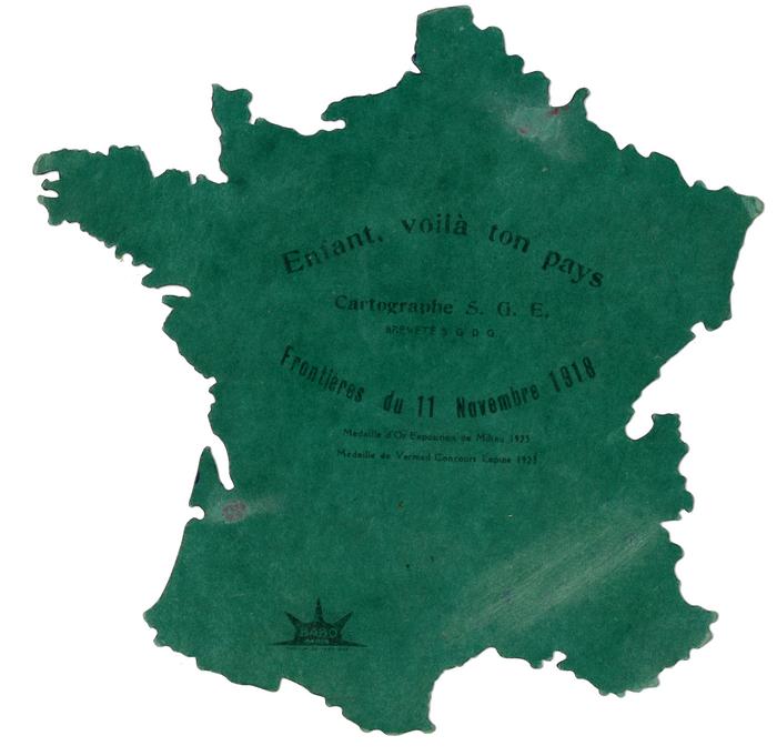 Enfant, voilà ton pays. [Cartographe des frontières du 11 novembre 1918.]