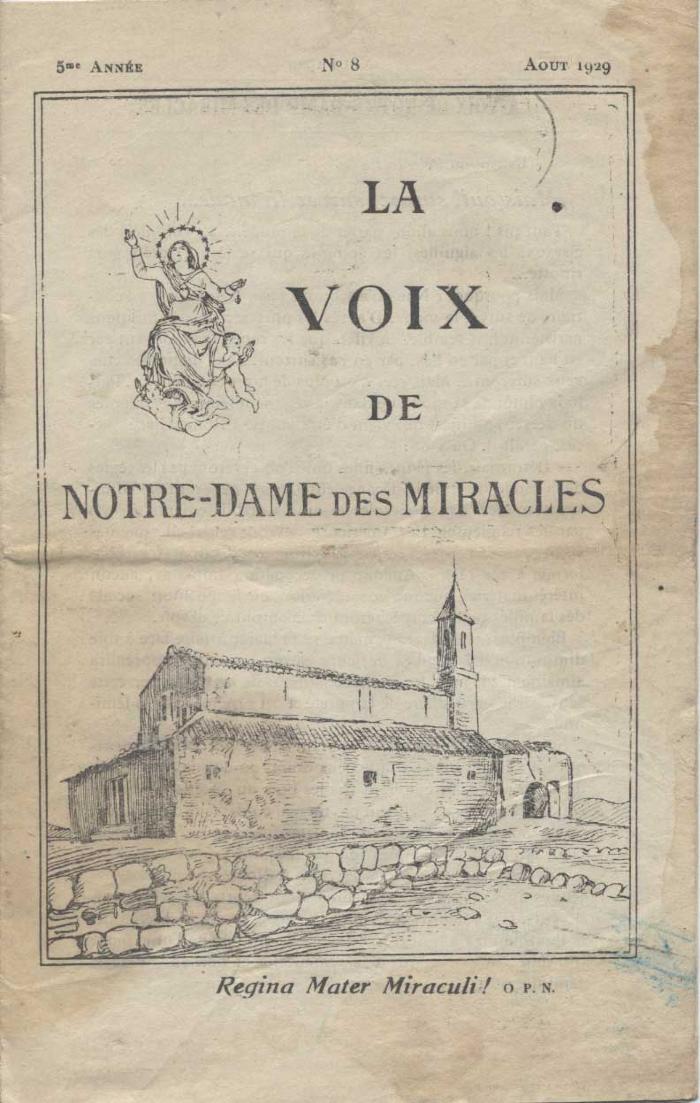 La voix de Notre-Dame des Miracles