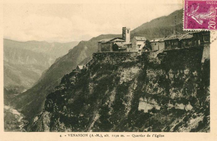 4. - VENANSON (A.-M.), alt. 1130 m. - Quartier de l'Eglise