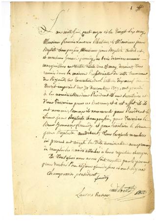 [Comptes-rendus des délibérations du conseil de la fabrique de Rigaud pour l'année 1811]