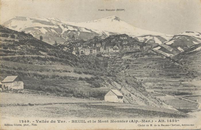 Beuil et le Mont Mounier (1453 m)