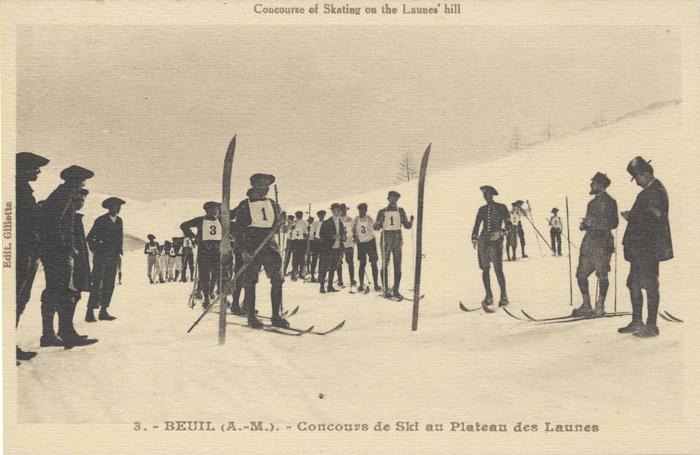 3. Beuil (A.-M.) - concours de ski au plateau des Launes