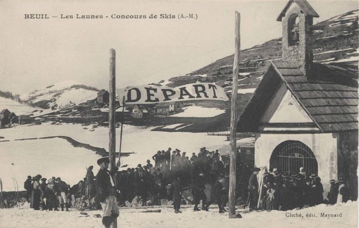 Beuil - Les Launes - Concours de skis (A.-M.)