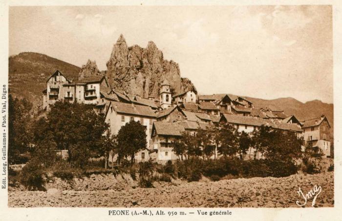 PEONE (A.-M.), Alt. 950 m. - Vue générale